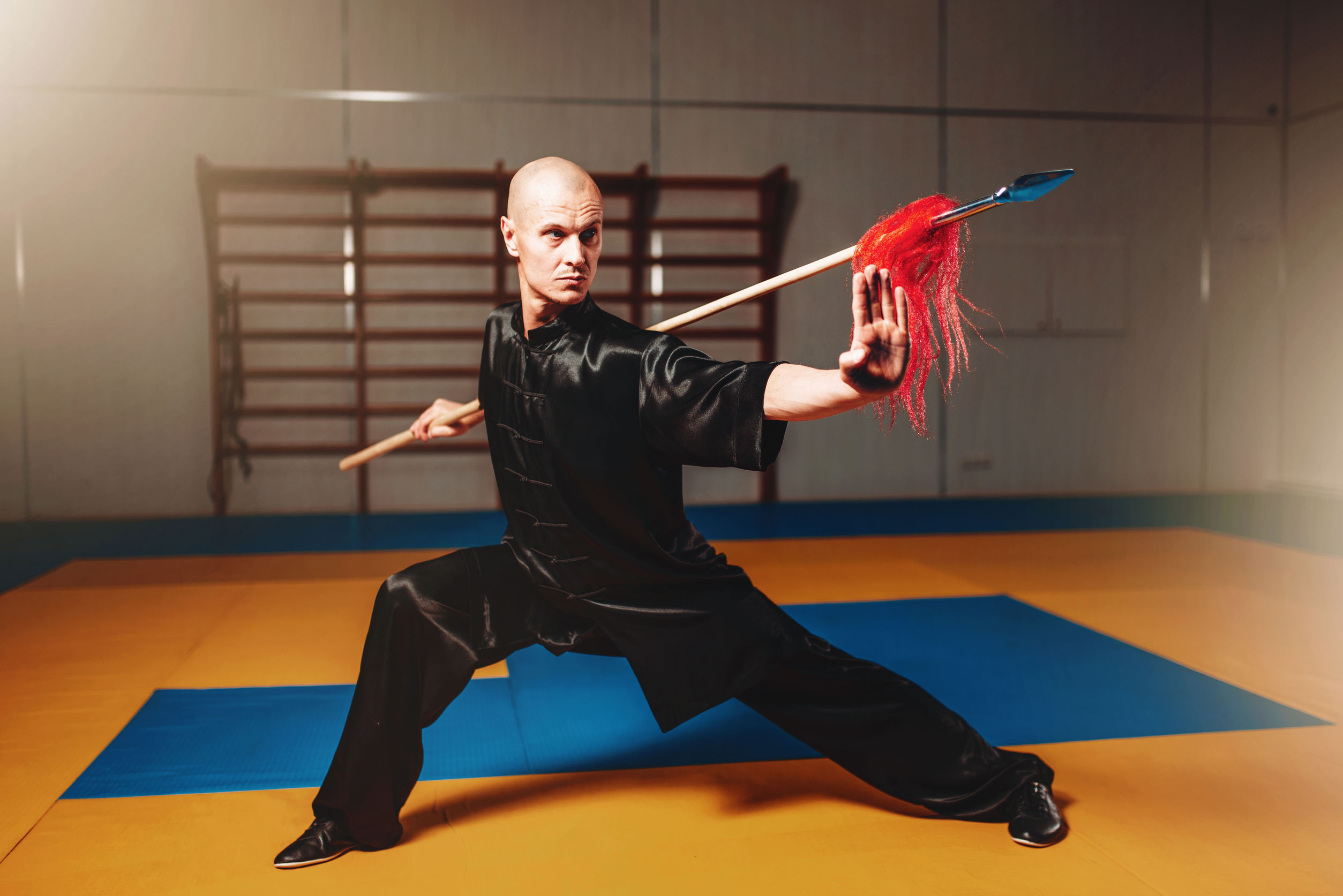 Wushu Master Training With Spear Martial Arts Rothrocks Kung Fu